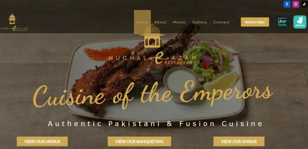 Mughal-e-Azam Restaurant & Banqueting, one of the best halal restaurants in Birmingham