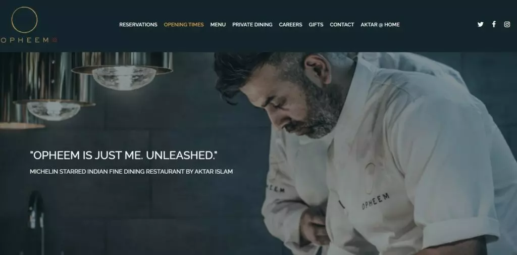 Opheem, a halal Indian restaurant