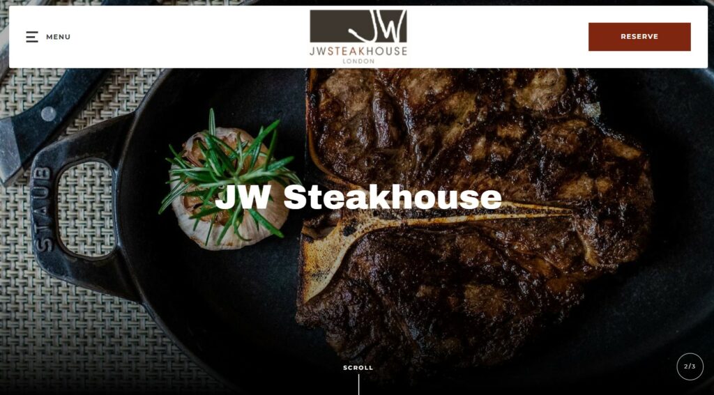 JW Steakhouse, steakhouse with halal selections