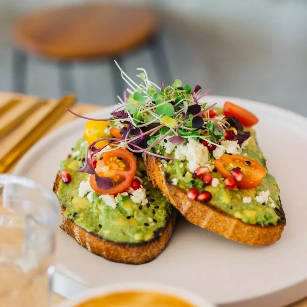 avocado toast by Tickled Pink