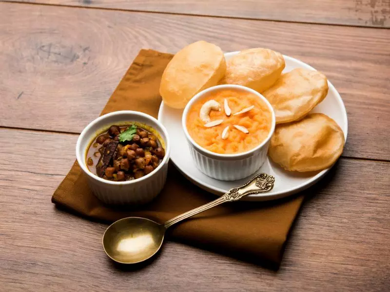 Halwa puri set by Shahi Qila in Melbourne